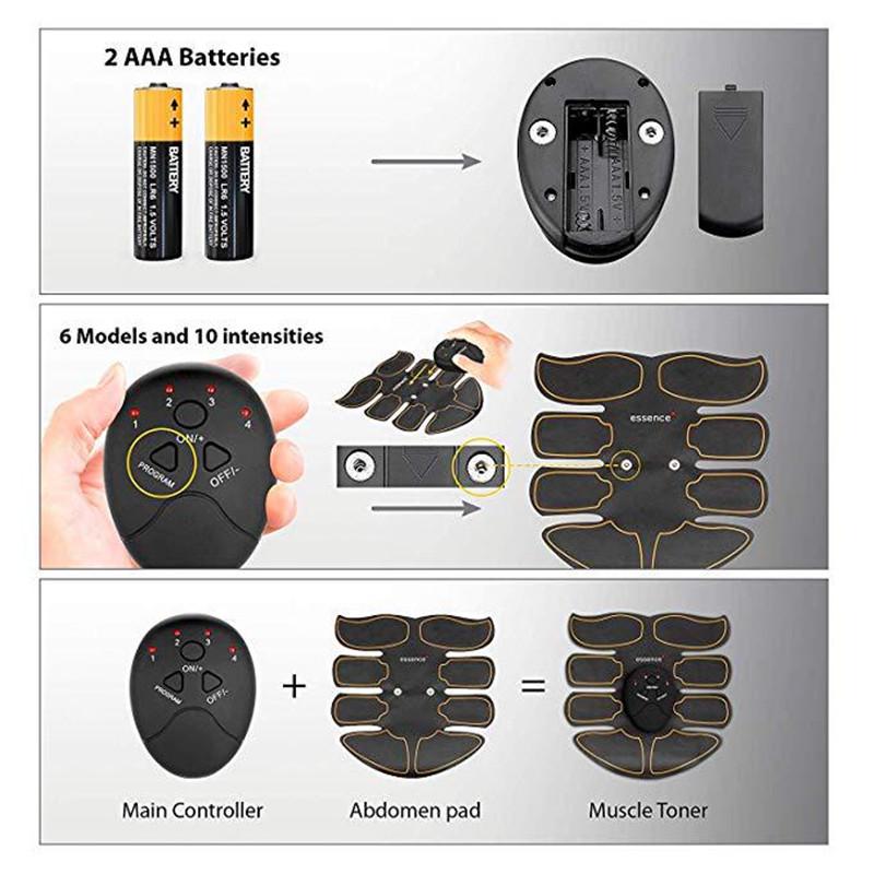 Abdominal Fitness Equipment Home Smart Belly Stickers Muscle Abdomen Stickers Machine Body Slimming