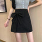 Bow Knot High Waist Slim Skirt Women's Summer A-line Skirt Casual All-match Short Skirt