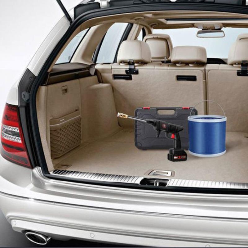 Electric Car Washing Machine 24000mAh Large Capacity Battery Portable Car Washing Gun High Pressure Water Gun Water Pump Cleaning Machine