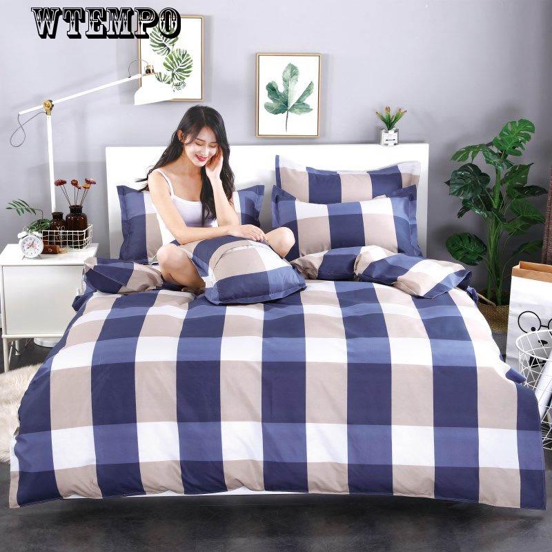 Four Season Fashion Single Queen King Bed Sheets Quilt Comforter Cover Pillowcases