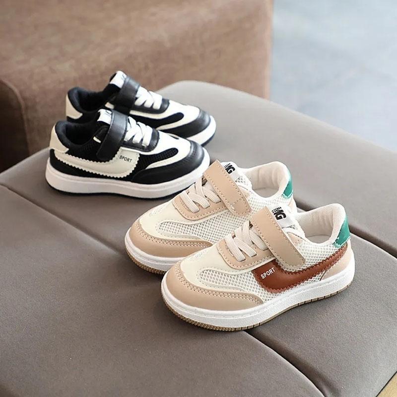 Baby Shoes Spring and Autumn Boy Girls Casual Board Shoes Children's Learning Shoes Girls Breathable Net Shoes Sports Shoes