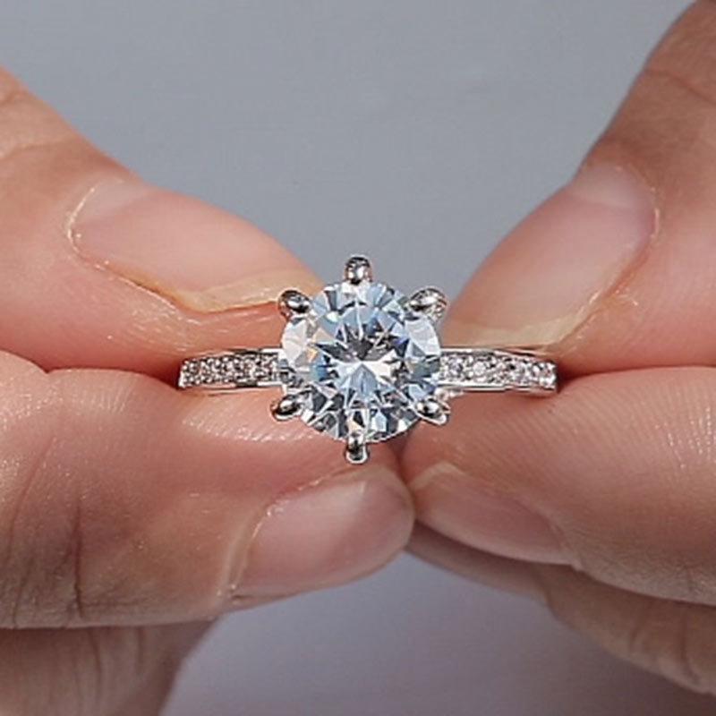 2 Kinds of Vintage Carved Silver Tail Ring Elegant Small Zircon Silver Fine Ring for Women Gift Jewelry