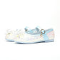 Sequin Baby Princess Shoes Autumn 2021 Girls Leather Shoes Soft Sole Little Girl Children Crystal Shoes Single Shoes
