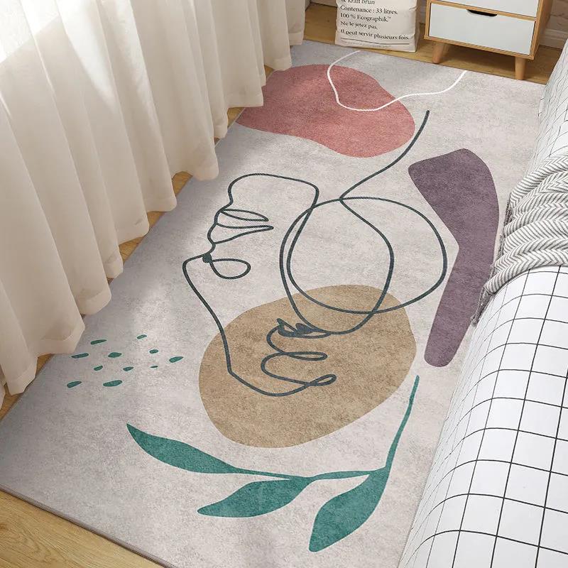 Rectangular Carpet Bedroom Bedside Blanket Modern Minimalist Household Thickened Room Carpet