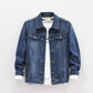Men's Denim Jacket Retro Jeans Jacket Street Casual Pilot Fashion Hole Slim Men's Bomber Jacket