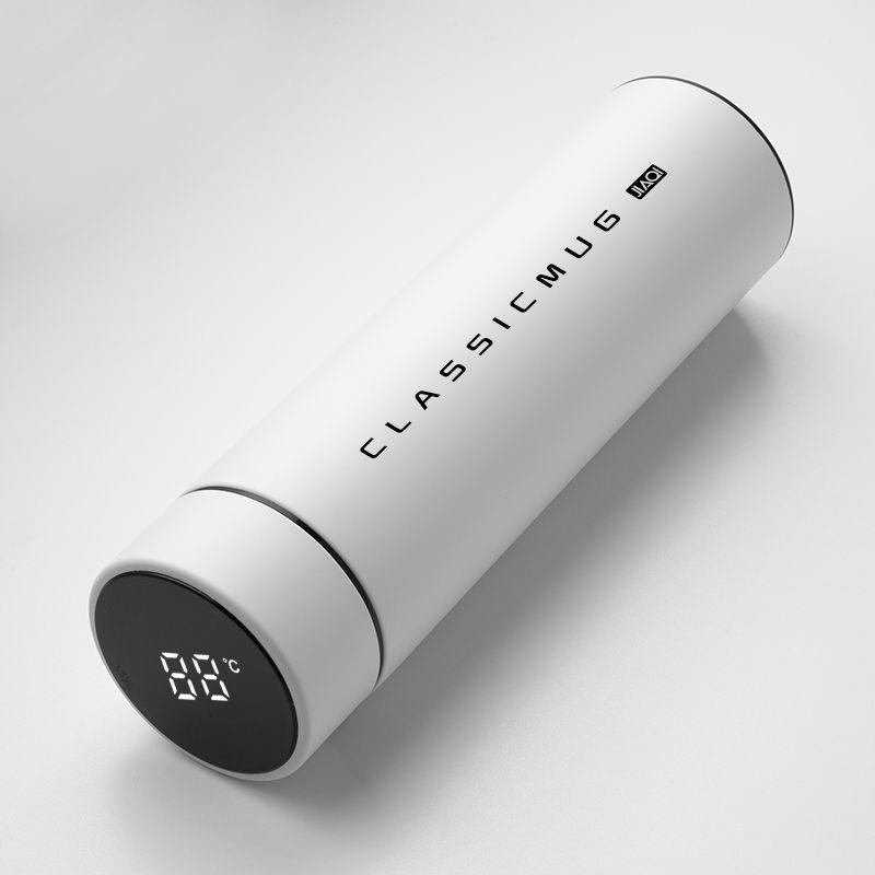 Thermos Cup Business Intelligence Temperature Measurement Display Temperature Stainless Steel Tea Cup Insulation Cup Water Cup Business Cup Travel Cup