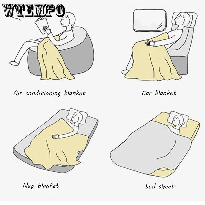 Bed Bedspread Winter Warmth Thickening Three-dimensional Double Layer Comfort Cotton Wool Jacquard Blanket Lamb Wool Blanket Home Textile Bedspread