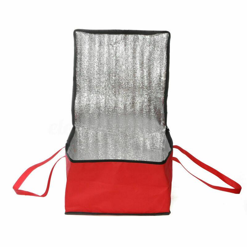 8/10/12 Inch Pizza Delivery Bag Insulated Thermal Food Storage Holder Outdoor Picnic