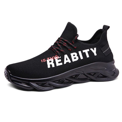 Men Running Shoes Flying Woven Sneakers Mesh Breathable Light Weight Sports Shoes Male Footwear