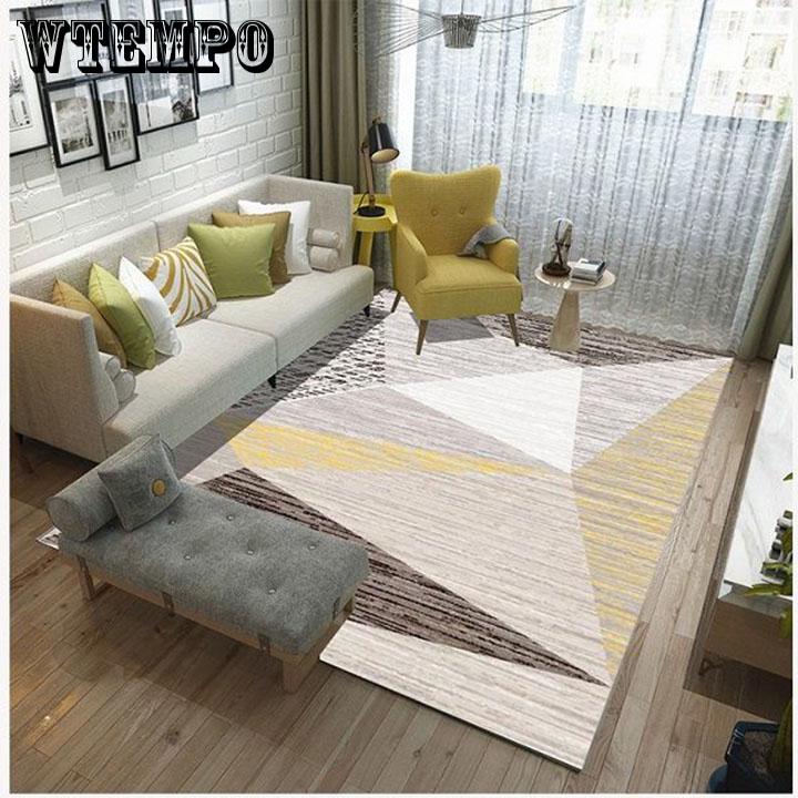 Nordic Modern Art Geometric Carpet for Living Room Bedroom Anti-skid Big Size Carpets