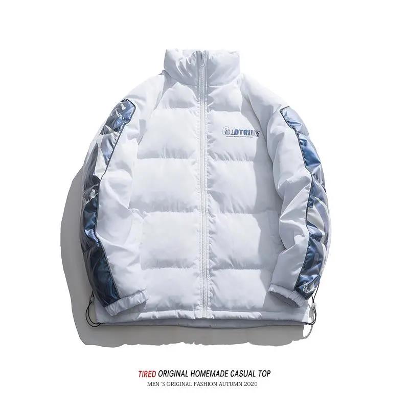 Winter American Cotton Coat Men's Couple Stand-up Collar Bread Suit All-match Cotton Casual Jacket
