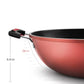 Frying Pan Wok Household Wok Pan with Pancake Non-stick Pan Cookware Family Dinner No Lampblack Frying Pan