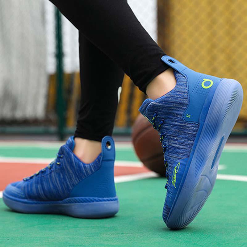 39-45 Men Sneakers Breathable Basketball Shoes Non-slip Wear-resistant Lightweight Running Shoes