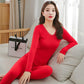 Qiu Yi Long Trousers Ladies Show Figure Thermal Underwear Suit Body Bottoming Cotton Sweater