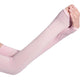 3 Pairs Women Long Gloves Ice Silk Sunscreen Arm Sleeves Sun UV Protection Arm Warmer Half Finger Sleeves