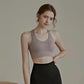 Large Size Sports Underwear Women's Fat Mm Shockproof Running Yoga Vest with Breast Pads and Fitness Bra Workout Tank Tops Push Up Bra Top