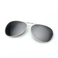Polarized Clip on Sunglasses Men Women Pilot Sun Glasses Clip Myopia Night Driving Male Eyeglasses B
