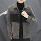 Men's Coat Woolen Autumn Thick Clothes  Woolen Coat Short  Autumn and Winter Jackets