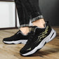 Autumn and Winter Men's Shoes Plus Velvet Warm Cotton Shoes Non-slip Soft Bottom Sports Casual Shoes All-match