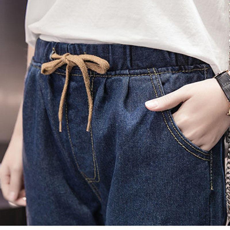 Men's Loose-fitting Jeans High-waisted Stretch Pants