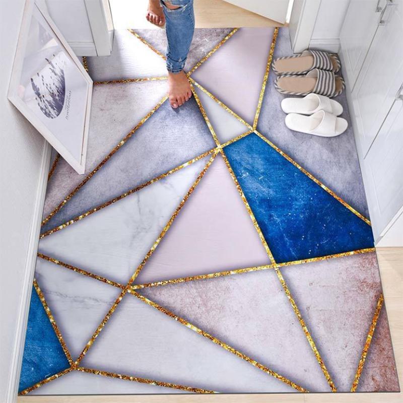 Nordic Style Door Mat Stepping on The Carpet Mat When Entering The House Living Room Household Non-slip Absorbent Pad