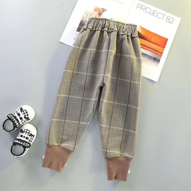 Girls Boys Leggings Cotton Pants Spring Autumn Kids Girl Pants Fashion High Waist Long Trousers Children's Pant