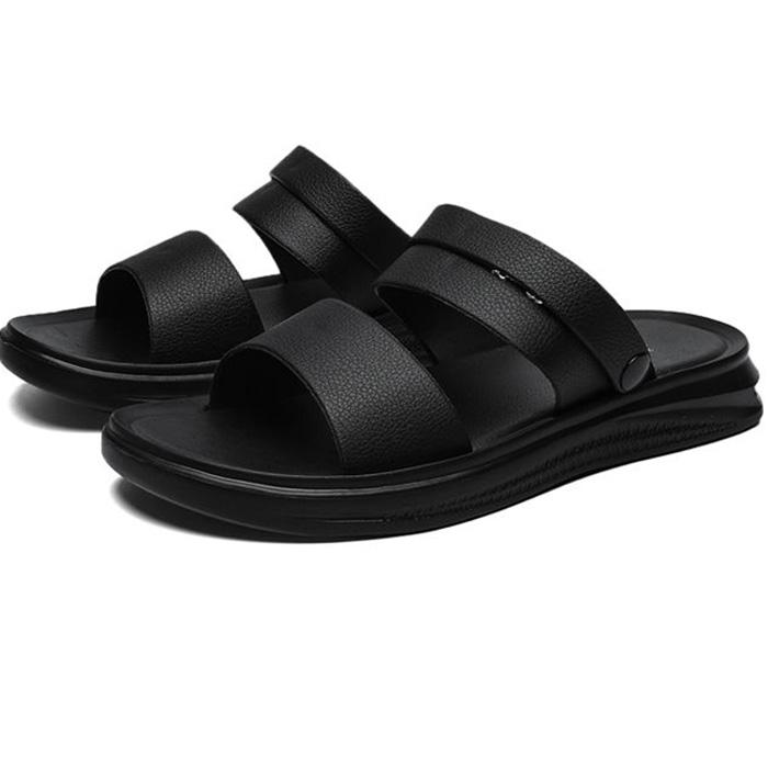 WTEMPO Sandals Men's Slippers Flip Flops Summer Non-slip Soft Beach Shoes Home Go Out
