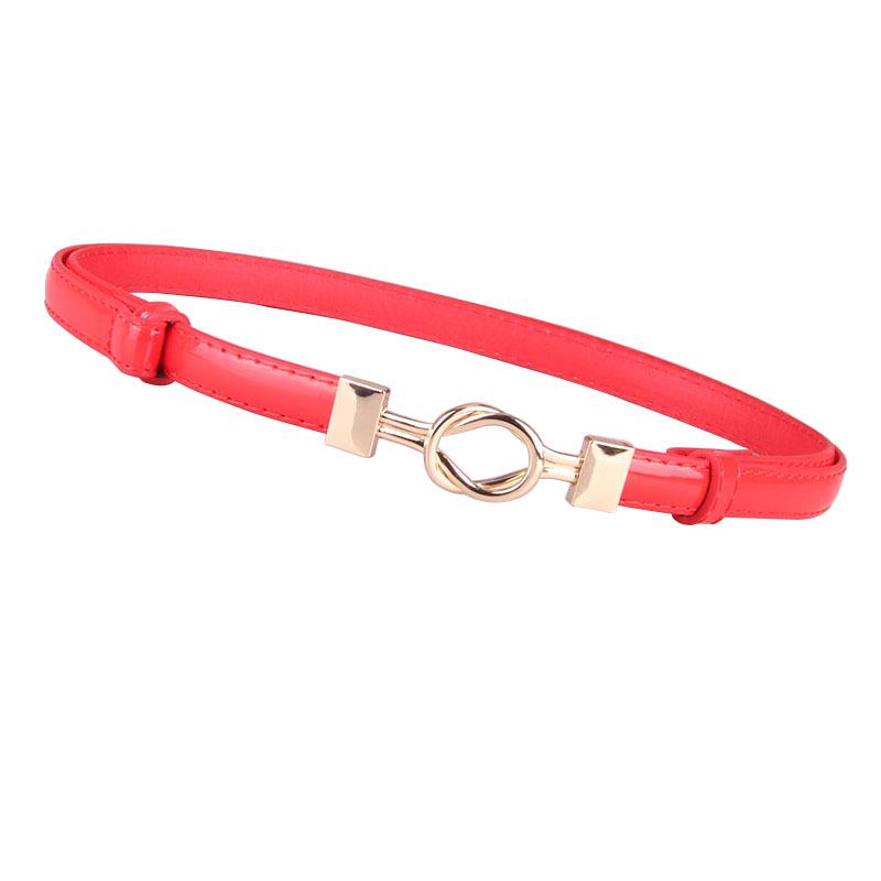 Women Belt Buckle Adjustment Belt Women Wild Dress Decoration Thin Belt