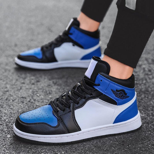 High-top Men's Shoes Scooter Shoes Basketball Shoes, Fashionable Leather Casual Shoes Sports Shoes 39-46