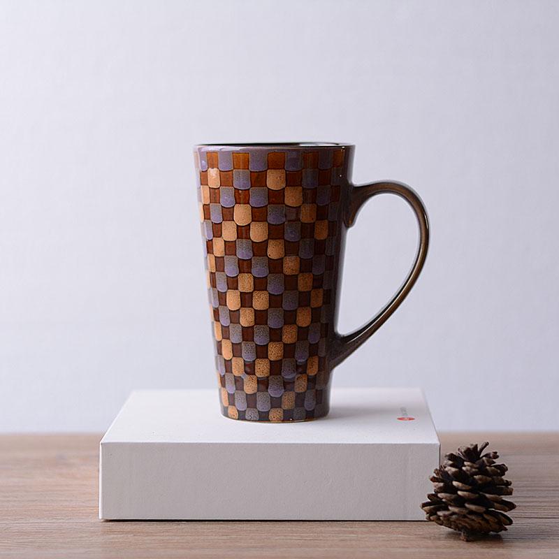 Creative Ceramic Mug With Lid With Spoon Milk Coffee Tea Cup Couples Wedding Lover