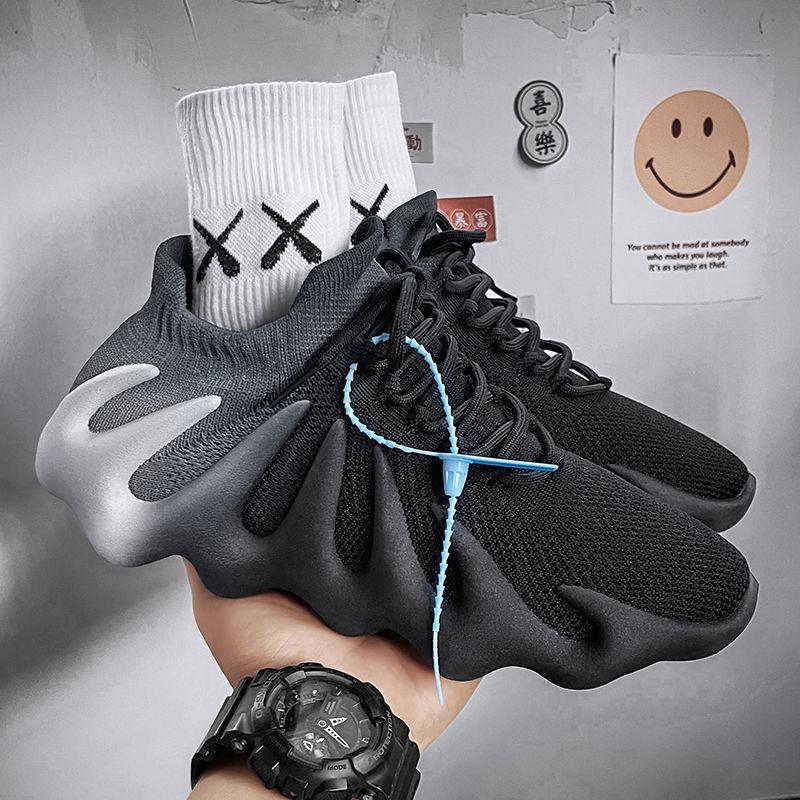 Korean Style Trendy All-match Socks Shoes Teen Student Trendy Shoes Men's High Top Sneakers