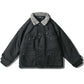 Winter Workwear Lamb Wool Coat Men's Trendy Brand Loose Plus Velvet Thick Padded Coat Trend Wild Padded Jacket