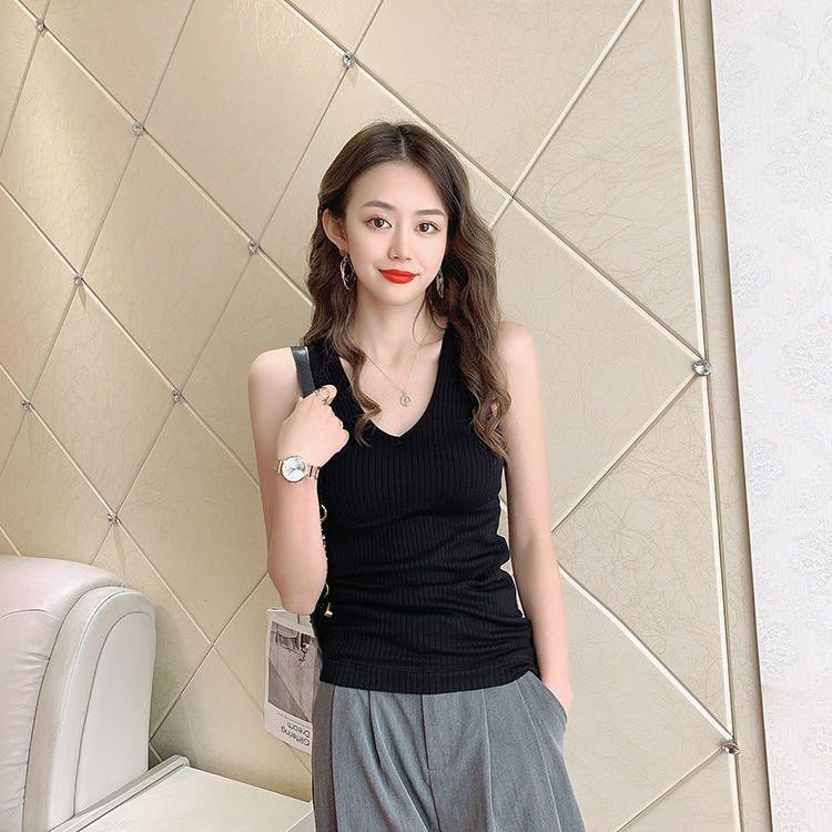 Thermal Underwear Tops Winter Inner Wear Women Velvet Warm Vest with Pad V Neck Sleeveless Tank Top Sexy Undershirt Clothing