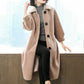 Real Wool Granular Cashmere Sheep Shearing Wool Coat Women's Fur Coat Mid-length Thickening Korean Version