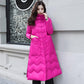 Chinese Style Ethnic Style Down Jacket Women's Long Over-the-knee National Style Retro Buckle Jacket