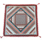Ladies Retro Bohemian Scarf Shawl Russian Ethnic Printed Cotton and Linen Square Scarf Floral Headscarf Female Fringed Square Scarf 110x110 Cm