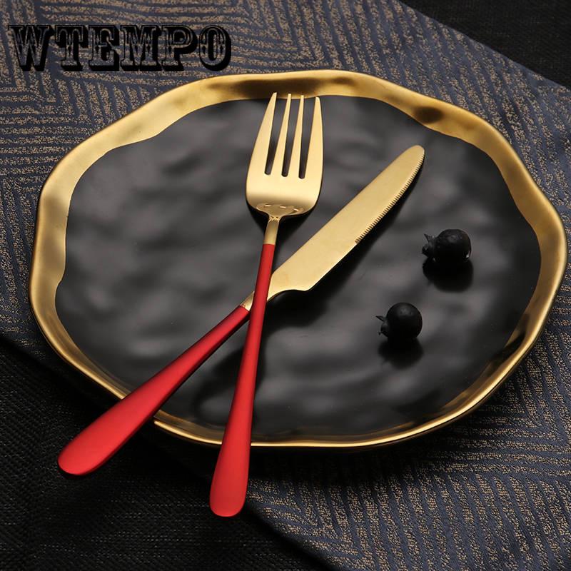 3pcs Stainless Steel Camping Flatware Set Knife Spoon Fork Utensil Portable Tools