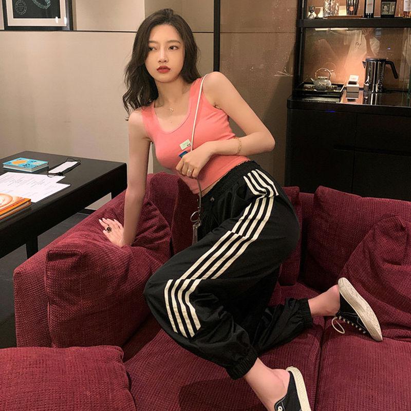 Quick-drying Sports Pants Women's Summer Thin Women's Trousers Spring and Autumn Beam Foot Wide-leg Pants Loose Casual Pants