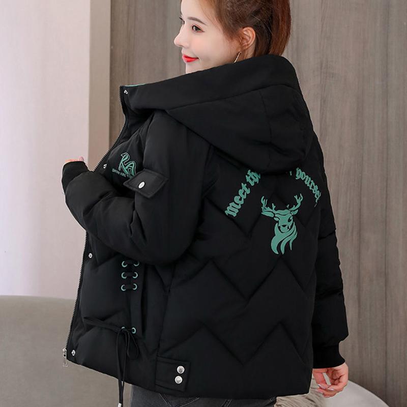 Winter Short Ladies Down Padded Jacket Fashion Loose Padded Jacket Thickened Ladies Padded Jacket