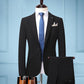 Two-piece Suit Men's Suit Jacket Trousers Spring and Autumn Small Suit Business Casual Best Man Groom Dress