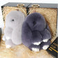 Imitation Rex Rabbit Plush Rabbit Pendant Little Rabbit Bag Pendant Cute Rabbit Pendant Plush Toy Pretend Dead Rabbit Pendant