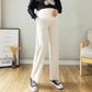 Maternity Pants Spring and Autumn Outer Wear Trousers Fashion Loose Spring Wide-leg Pants Maternity Pants Plus Velvet Autumn and Winter Models