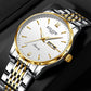 Wrist Watch Men's Fashion Military Stainless Steel Sports Quartz Analog Wrist Watch