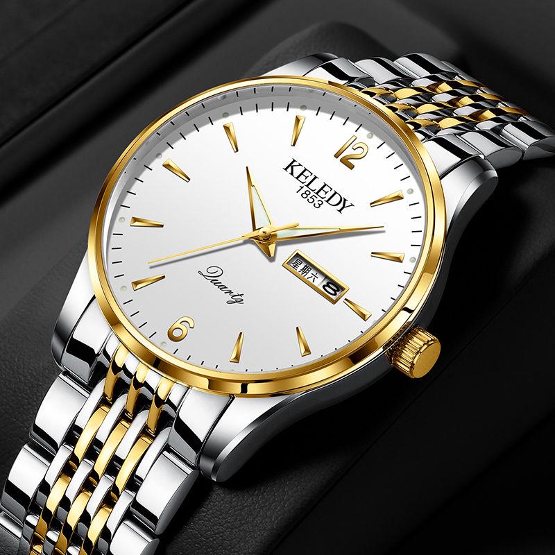 Wrist Watch Men's Fashion Military Stainless Steel Sports Quartz Analog Wrist Watch