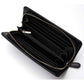Business Long Wallet Men Women Anti-theft Weave Multi-card Holder Clutch Bag Mobile Phone Coin Bag