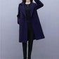 Autumn Jacket Casual Women Overcoat Long Woolen Coat Double Breasted Slim Female Winter Wool Coats