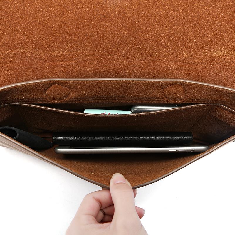 Light business shoulder bag youth backpack file briefcase leisure travel messenger bag for Men
