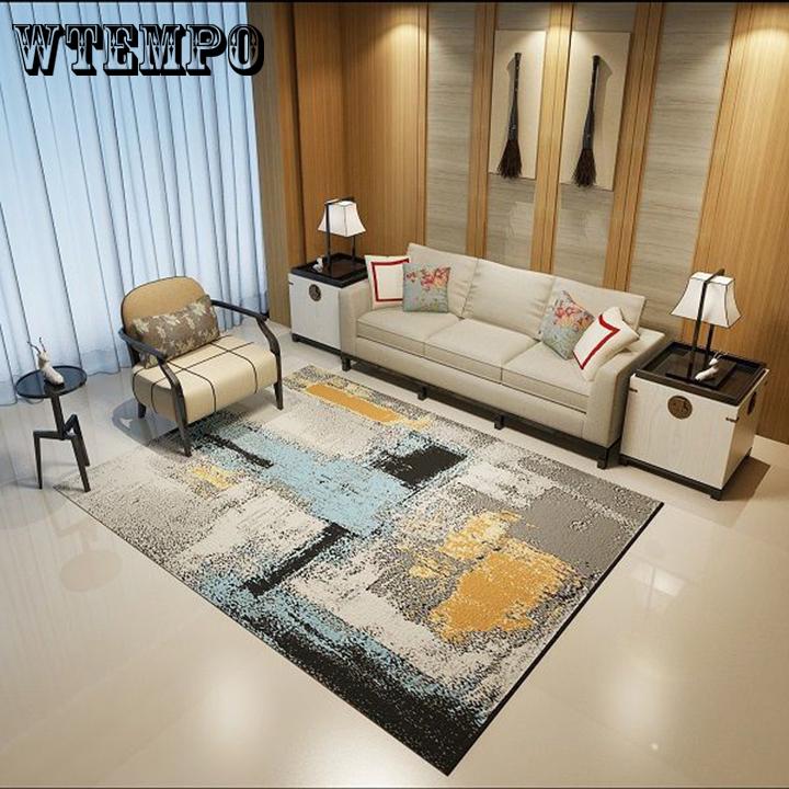 Nordic style Geometric Carpets For Living Room Home Bedroom Delicate Carpet Coffee Table