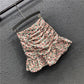 Women Skirts Floral Printed A-line Mini Skirts Ruffles Pleated Skirts Beach Holidays Casual Skirts