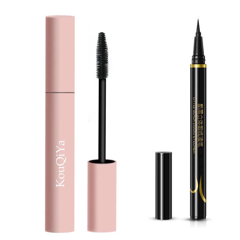 Does Not Bloom and Stretches Sweat-proof Anti-sweat Long Curls Waterproof Mascara Girl's Heart